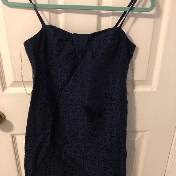 Lilly Pulitzer Katrina lace dress navy size 00 - Picture 3 of 5